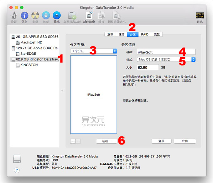 快速制作 OS X 10.10 正式版U盘USB启动安装盘图形教程